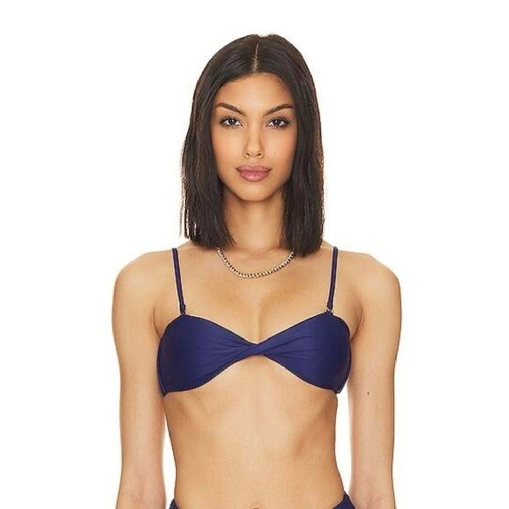 House Of Harlow 1960 X Revolve Yana Bikini Top Deep Blue Xs